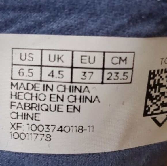 Toms Viv Blue Slub Chambray Denim Sandals Sz 6.5 - Picture 3 of 7